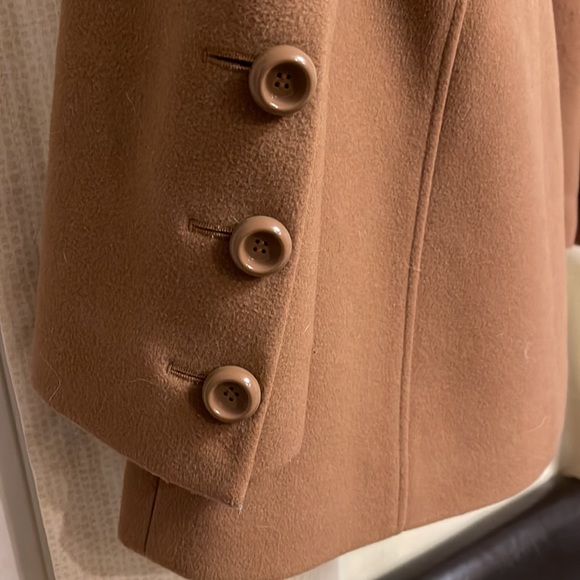Wool and leather Mackage coat - Picture 5 of 7